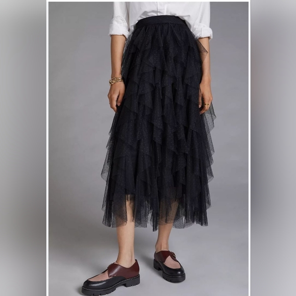 BNWT Anthropologie Holiday Skirt size small - Picture 4 of 11